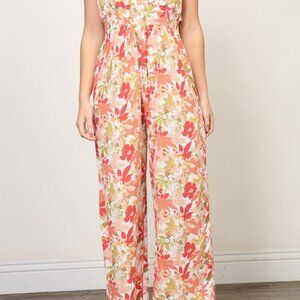 NWT ELLE HALTER TOP SPRING JUMPSUIT